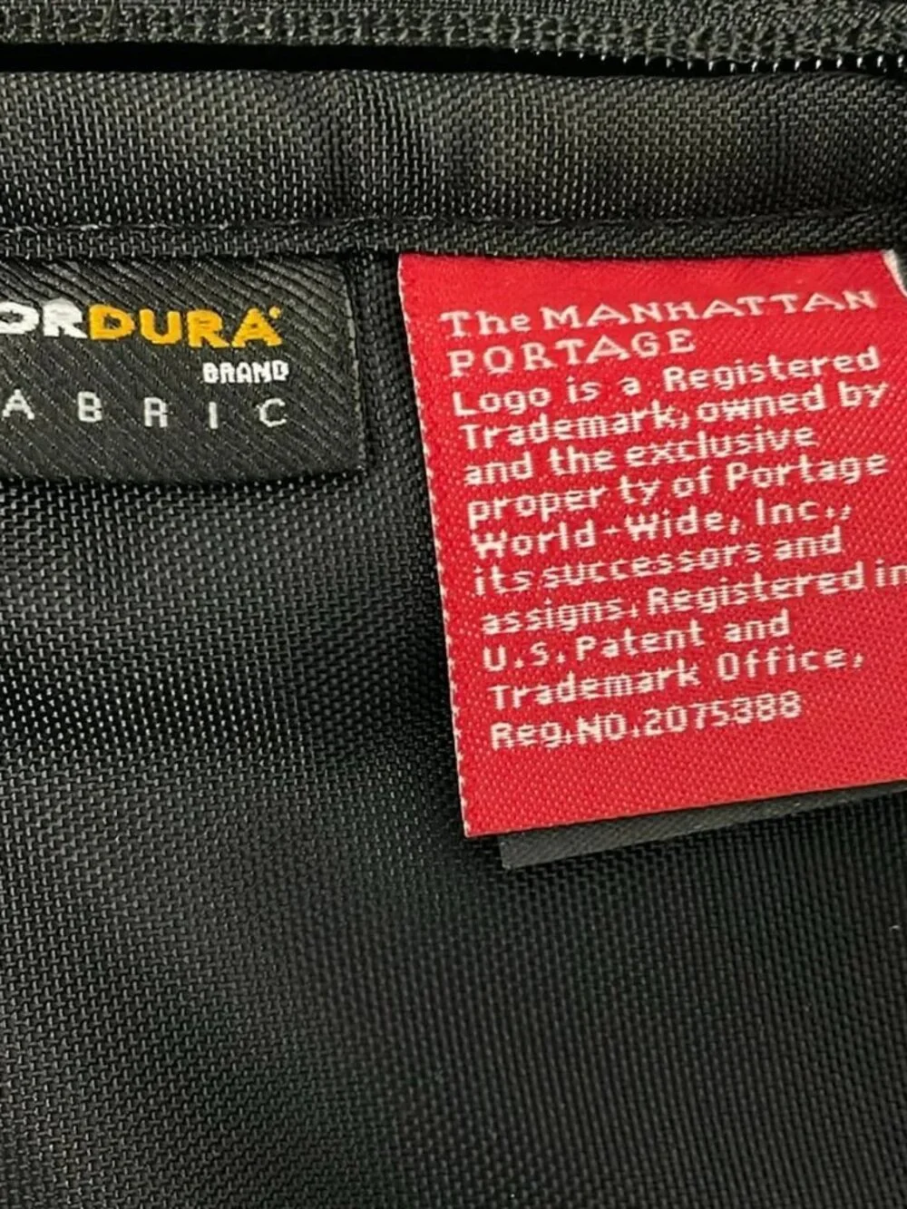 Manhattan Portage Black Nylon Backpack